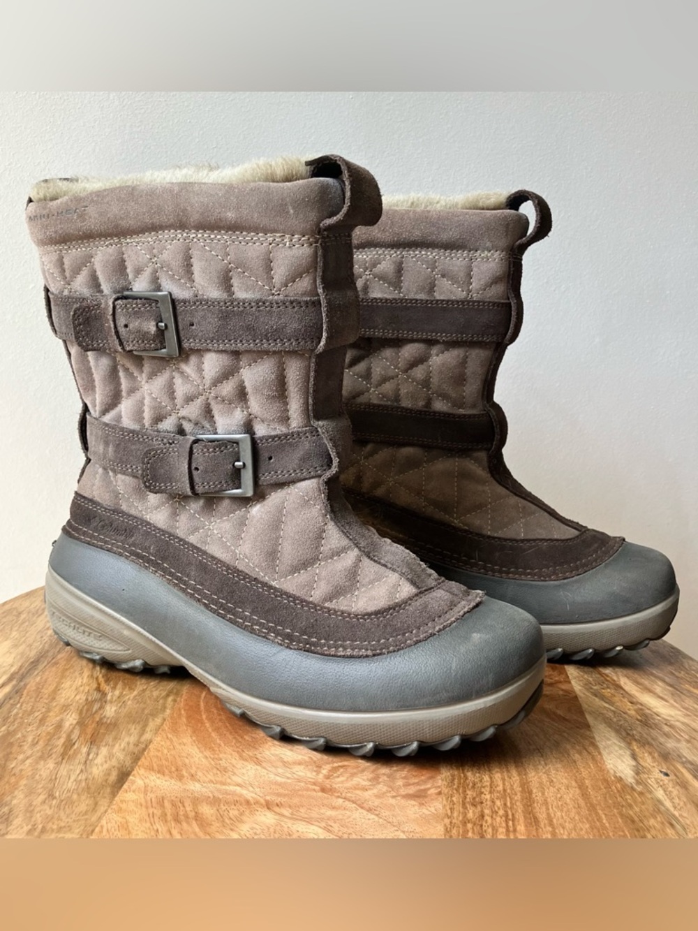 Columbia | Flurry 2 Omni-Heat Suede Buckle Faux Fur Lined Snow Boots